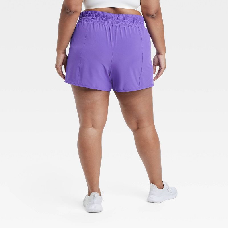 Women's Flex Woven High-Rise Shorts 3" - All In Motion™, 3 of 11