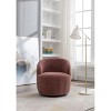 CAVINAS 360 Degree Swivel Chairs, Fabric Barrel Chair, Swivel Accent Chair, Single Sofa Chair, Round Armchair for Living Room, Bedroom - 4 of 4
