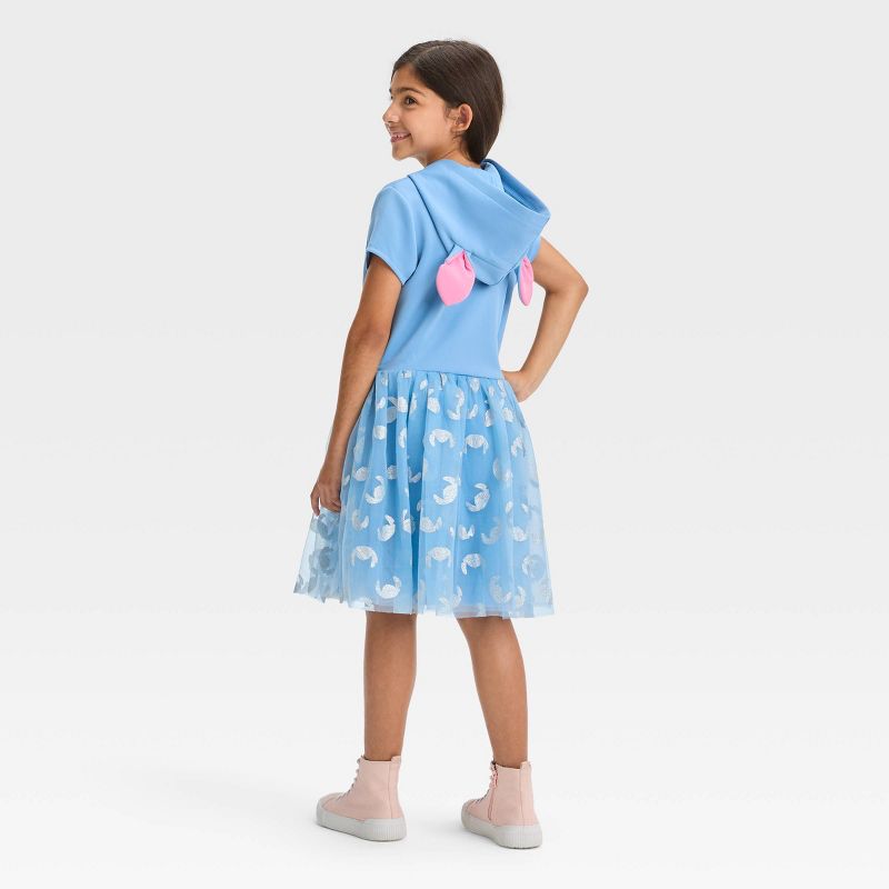 Girls&#39; Lilo &#38; Stitch Hooded Cosplay Dress - Light Blue, 2 of 4