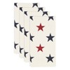 Saro Lifestyle Americana Stars Napkin (Set of 4), Red, 20"x20" - image 3 of 4