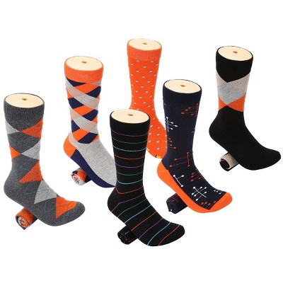  Mio Marino Men's Dress Socks - Colorful Funky Socks for Men -  12 Pack - Modern Ensemble - 9-11 : Clothing, Shoes & Jewelry