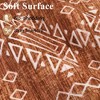 Faux Wool Modern Bohemian  Printed Area Rug Low Pile Non Slip Non Shedding Pet Friendly Machine Washable Carpet Perfect for Home Decoration - 3 of 4