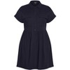 Women's Plus Size Lyra Dress - navy | CITY CHIC - 4 of 4