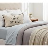 Plush Word Pillow 12.5x8" – I Love My Cat Design by Manual Woodworkers and Weavers - 3 of 3