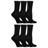 Fruit of the Loom Women's 6pk Comfort Cushion Crew Socks - 8-12 - 2 of 4