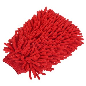 Unique Bargains Microfiber Soft Chenille Double Sided Cleaning Gloves 9.84" x 6.69" - 1 of 4