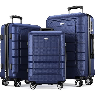 LLHZSY Hardshell Rugged Travel Suitcase Set