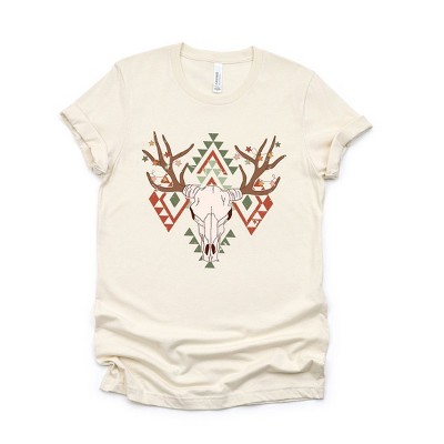 Simply Sage Market Women's Christmas Bull Short Sleeve Graphic Tee