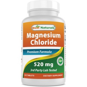 Best Naturals Magnesium Chloride 520 mg 120 Tablets - 1 of 4