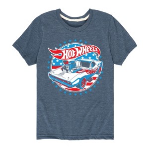 Boys' - Hot Wheels - All American Kid Short Sleeve Graphic T-Shirt - 1 of 4