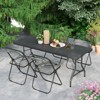 SKONYON 6ft Rectangular Folding Table - 4 of 4