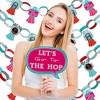 Big Dot of Happiness 50's Sock Hop - Banner and Photo Booth Decorations - 1950s Rock N Roll Party Supplies Kit - Doterrific Bundle - 2 of 4