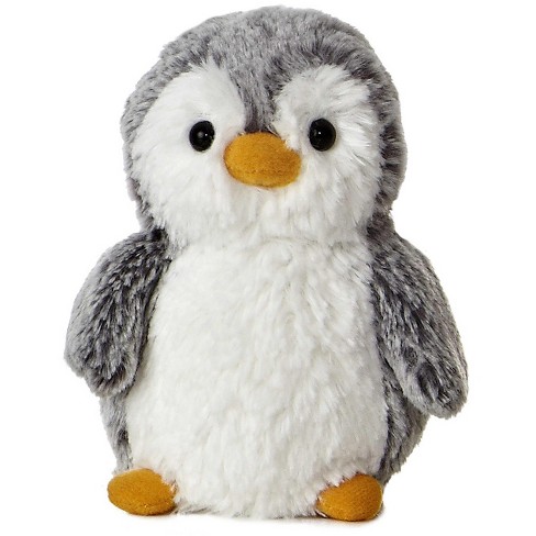 Aurora Small Mini Pompom Penguin Playful Stuffed Animal Gray 6 Target