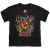 Boys' Short Sleeve Scoobydoo And Shaggy Chased By Monsters T-Shirt - 2 of 4