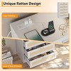 COZONY Tall 5-Drawer Rattan Dresser, Wooden Storage Chest with Wide Top for Bedroom Living Room Entryway - 4 of 4
