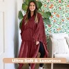 Tirrinia Women Wearable Blanket Cape Plush Fleece Throw Wrap Cover Indoors or Outdoors , 55x80 Inches - 2 of 4