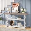 Tribesigns 55" 3-Tier Sofa Console Table - 4 of 4