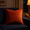 PAGED 20" Velvet Throw Pillows Square Bed Pillows with Soft Luster, Couch Pillows, Elegant Texture Decorative Pillows for Bed - 4 of 4