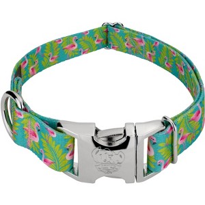 Country Brook Petz Premium Flamingos Dog Collar - 1 of 4