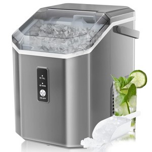 ZAFRO Nugget ZAFRO Ice Maker Countertop, Chewable Nugget Ice Cubes Machine, Quick Ice Making 34Lbs/Day, Self-Cleaning - 1 of 4