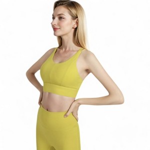 Anna-Kaci Active Women's High Impact Sports Bra with Wide Band and Racerback Design - 1 of 4