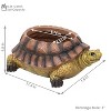 Sunnydaze Polyresin Teddy the Turtle Decorative Garden Planter for Indoor or Outdoor Use - 11" W - Green and Brown - 3 of 4