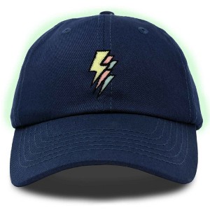 Dalix Lightning Embroidered Bolt Dad Hat Cotton Baseball Cap Adjustable Mens - 1 of 4