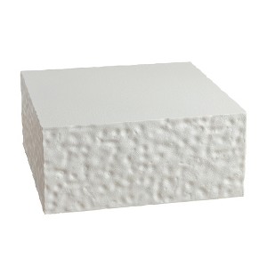 Gulches Square Coffee Table Irregular Cloud Shape White High Temperature Baking Varnish No Assembly Modern for Living Room Office Guest Room - 1 of 4