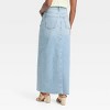 Women's High-Rise Denim Maxi Skirt - Universal Thread™ - image 2 of 3