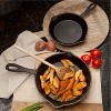 Bayou Classic 7457 8-in and 10-in Cast Iron Skillet Set w/Pour Spouts Perfect For Breakfast Pan Frying Sautéing and Baking - 2 of 4