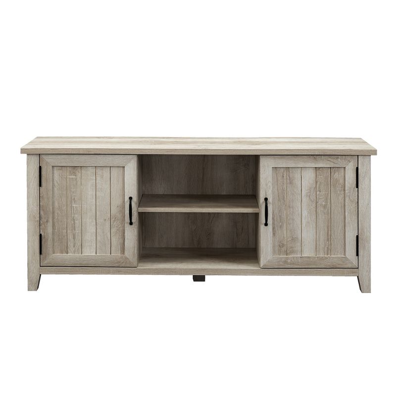 Modern Transitional TV Stand for TVs up to 65" - Saracina Home, 4 of 13