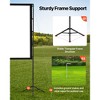 VEVOR Projector Screen with Stand, 100 Inch 160° Wide Angle Indoor Outdoor Projection Screen, 16:9 4K HD Wrinkleless Dual-Tripod Screens, Black - 4 of 4