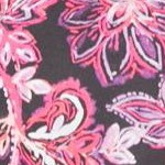 berry pink painterly paisley