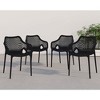 Meridian Furniture,Mykonos Outdoor Patio Dining Chair, Set of 4 - 2 of 4