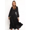 Petal and Pup Womens Rowen Long Sleeve Maxi Dress - 4 of 4