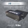Four Seasons Courtyard 14" Steel 10K BTU Smokeless Propane Gas Fire Pit Rectangle Outdoor Backyard Fireplace for Patios, Decks, and Porches, Black - 2 of 4