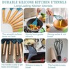 Hush Sun 33-Pc Non-Stick Silicone Cooking Utensils - 4 of 4
