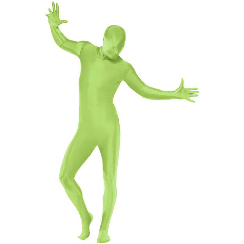 Smiffy Second Skin Suit Men's Costume (Green), 1 of 5