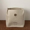 Anna-Kaci Felt Storage Box with Circular Handle Cutout and Book Label Design 11.5x11.5x11.5in - 2 of 3