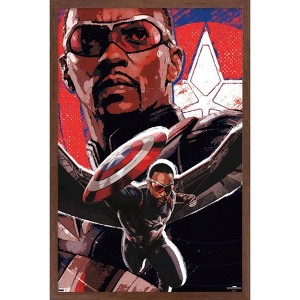 Trends International Marvel Captain America: Brave New World - Sam Framed Wall Poster Prints - 1 of 4
