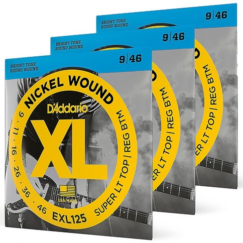 D'Addario EXL115-10P Nickel Wound Electric Guitar Strings Players Circle