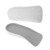 Unique Bargains Height Increase Shoe Inserts One Size Fits All White Gray 1 Pair - 4 of 4