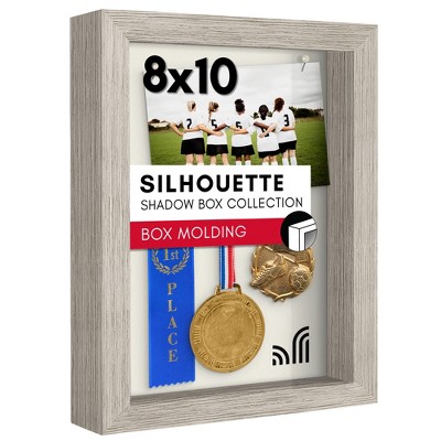 Americanflat Shadow Box Frame with shatter-resistant glass - Available in a variety of sizes and styles