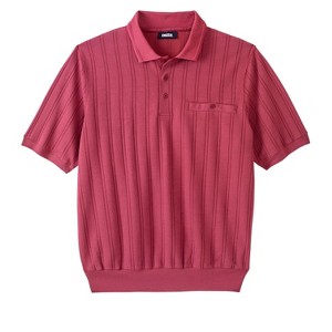 KingSize Men's Big & Tall Banded Bottom Polo Shirt - 1 of 4