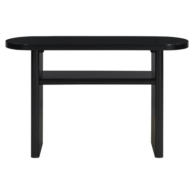 PDTEND 47.8" Elegant Minimalist Console Table with Rounded Edges and Sturdy Shelf Design for Entryway, Living Room