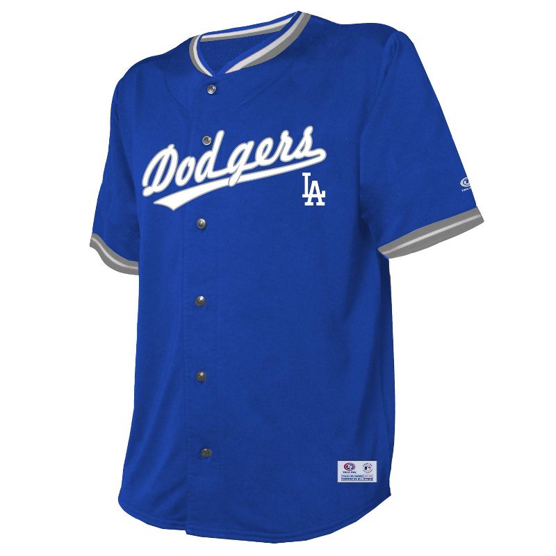 MLB Los Angeles Dodgers Men&#39;s Button Down Jersey, 2 of 4