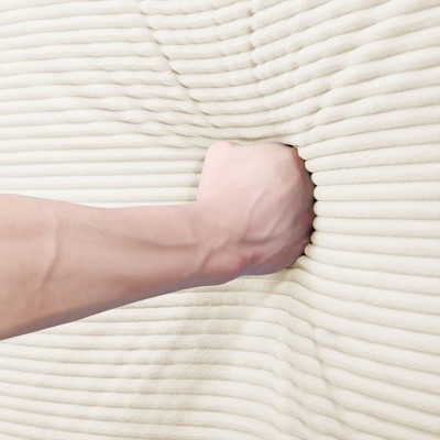 Racxily Ottoman Corduroy Sofa - Flexible Modular Config , Soft High-Density Fabric for Reading/Resting