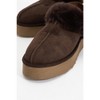 Olessa - Brown Genuine Leather Suede Fur-Lined Slipper (Women) | Forever & Always Shoes - 3 of 4