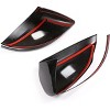 TruAIR Mercedes Rearview Mirror Covers (Glossy Black) - 2 of 4