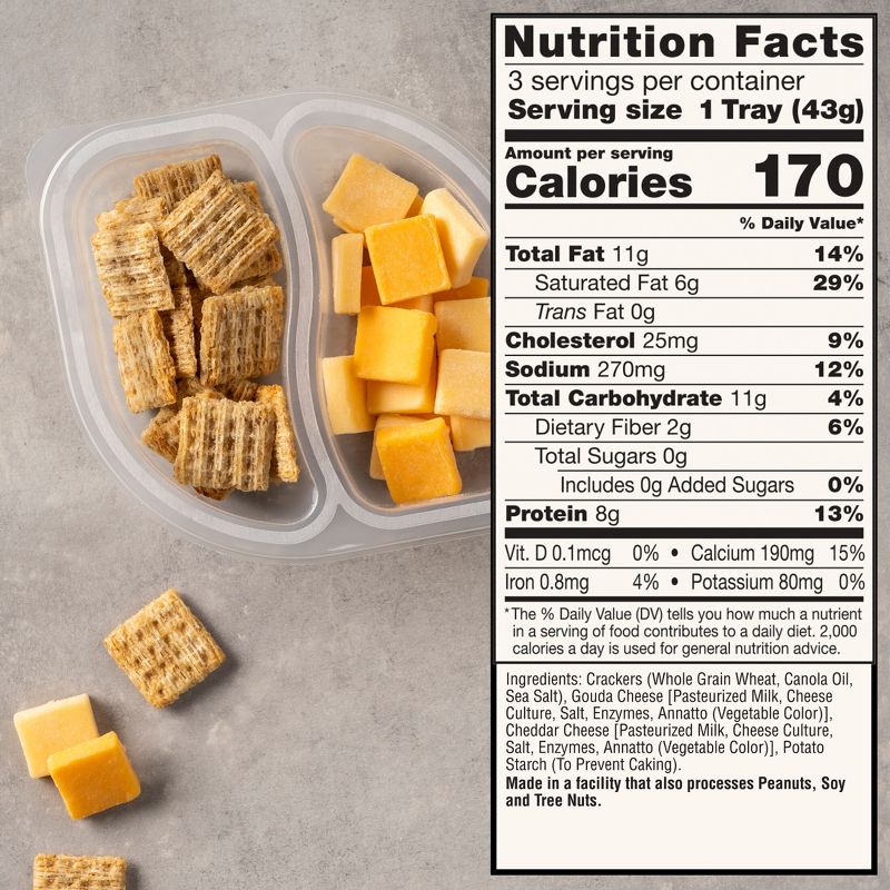 Sargento Balanced Breaks Cheese &#38; Mini Triscuit Crackers - 4.5oz/3ct, 5 of 12